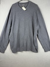 NWT Banana Republic Sweater Men's 2XL Tall Navy Wool Blend Crew Neck