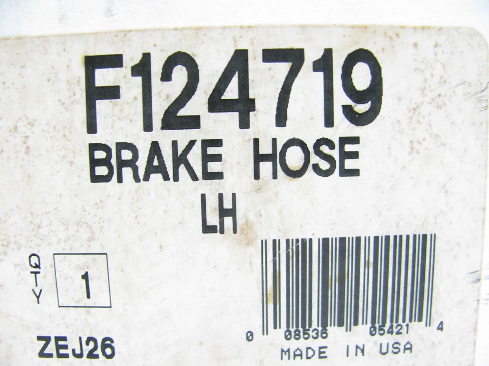 Manguera hidráulica de freno delantero izquierdo Wagner F124719 para Dodge B150 B250 B350 1990-93 Foto 4 de 4