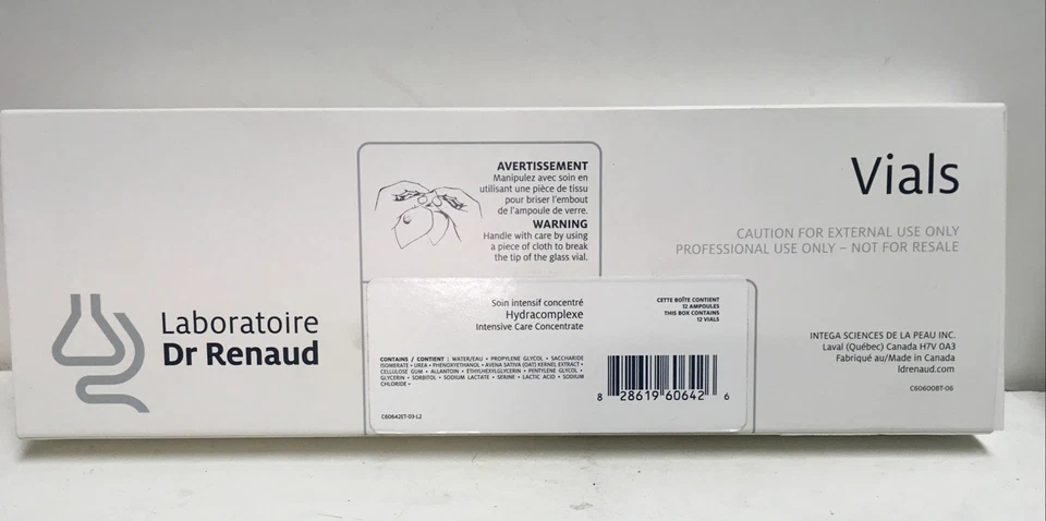 AMPOLLAS CONCENTRADAS HIDRATANTES DR RENAUD NUEVAS EN CAJA HECHAS EN CANADÁ Foto 3 de 3
