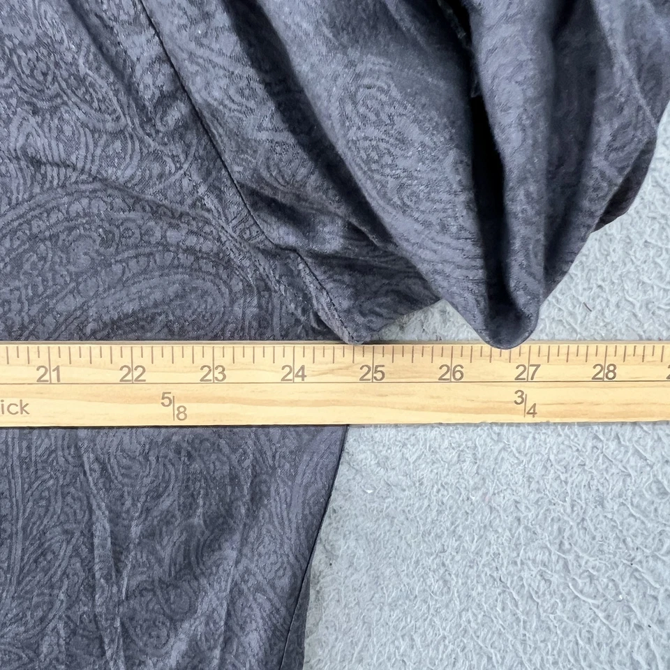 Camisa Robert Graham Para Hombres XL Cachemira Bordada Esmoquin Plisado Vestido Único Foto 3 de 4