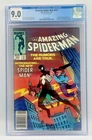 Amazing Spider-Man #252 CGC 9.0 Mint Black Suit Debut 1984 Marvel Comic newstand