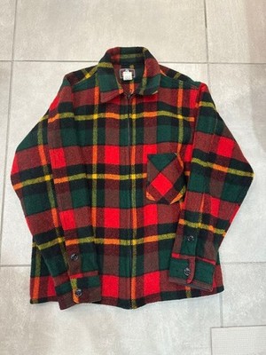 JOHNSON WOOLEN MILLS Herren M Karo Jacke Hergestellt in den USA - Guter...