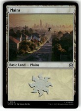 Plains (0194) 194 Land Marvel's Spider-Man Magic: The Gathering Foil Near Mint