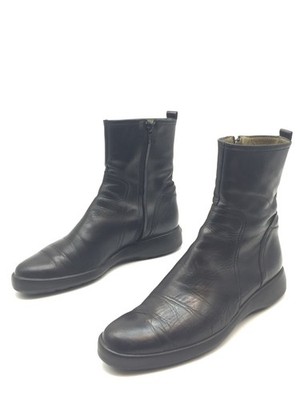 Lottusse Botas De Cuero Negro Para Mujer T.39 1/2 US.8,5 UK.6