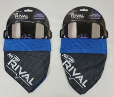 Lot of 2 Nerf Rival Team BLUE Face Bandanas....FREE SHIPPING  