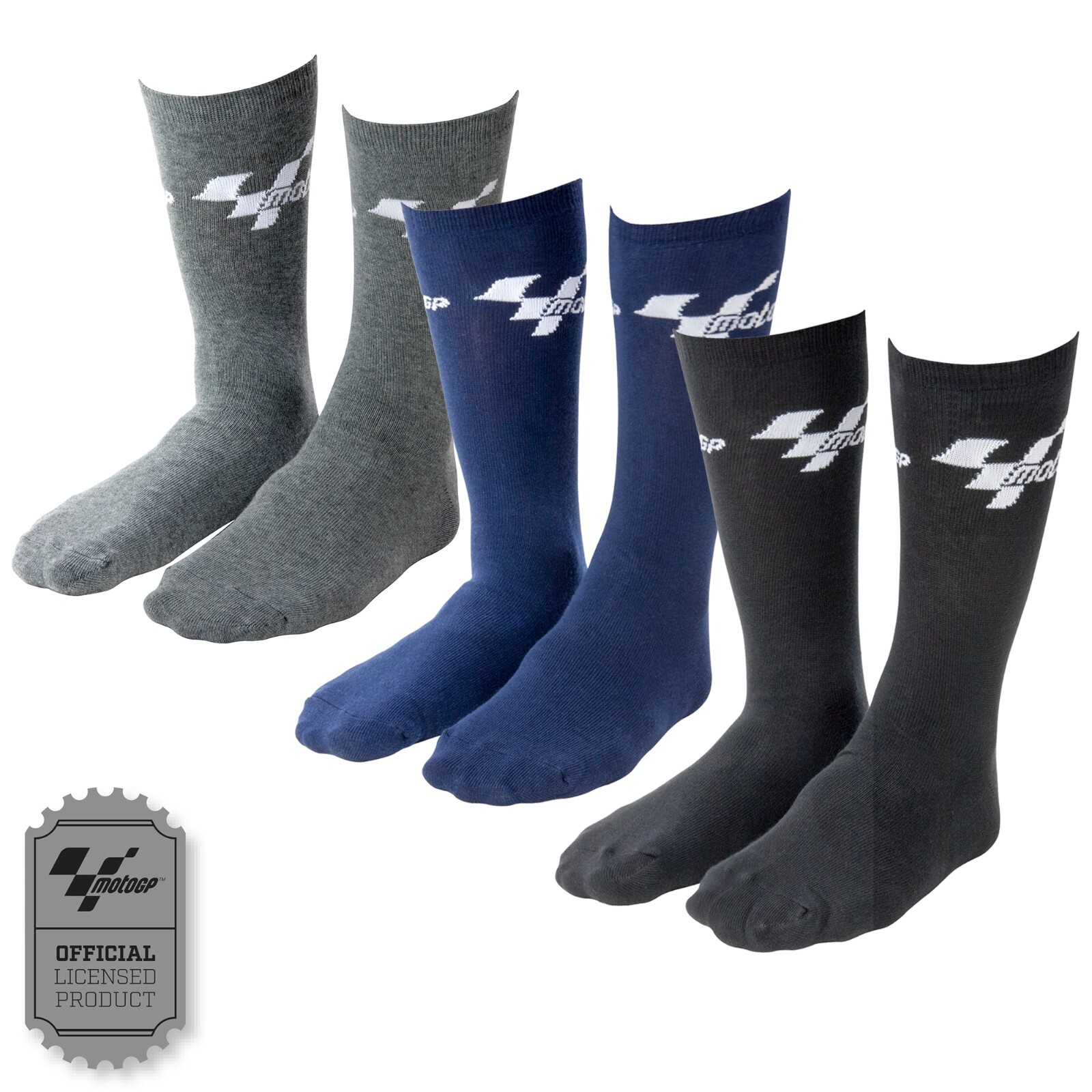 MotoGP Everyday Socks 3 Pair Multipack Adult Size Moto GP Merchandise Merch New - Image 4