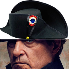 2024 Napoleon French Captains Bicorne Hat Cosplay Woolen Caps Accessories Gift