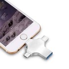 4 in 1 128 GB USB 3.0 Flash Drive Memory Photo Stick for iPhone Type C Android