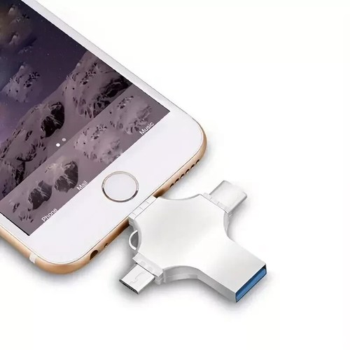 4 in 1 128 GB USB 3.0 Flash Drive Memory Photo Stick for iPhone Type C Android - 第 1/10 張圖片