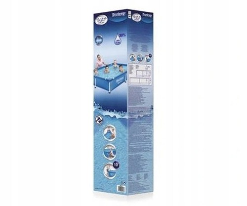 PISCINA 10 en 1 BestWay 221x150 niños jardín rectangular piscina sobre el suelo - Imagen 6 de 10