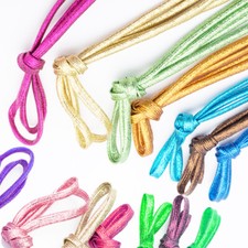 Glitzernde Schnürsenkel Von Allegra K – Flach, Grün, 130 Cm Für Turnschuhe & Sneaker