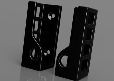 Tablet / iPad Wandhalterungen - Wandhalterung (3D gedruckt) - extra tief für Hülle