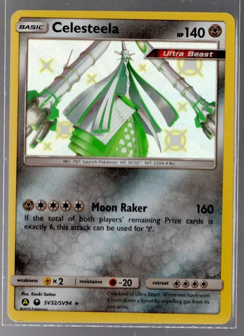 Card Pokémon Celesteela Shiny Original