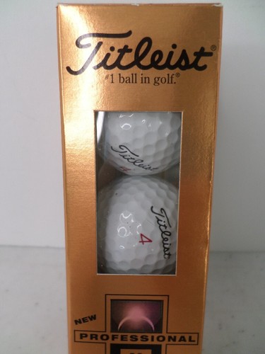 Vintage Titleist Professional 90 Sleeve 3 Golf Balls Numbered - Picture 7 of 8