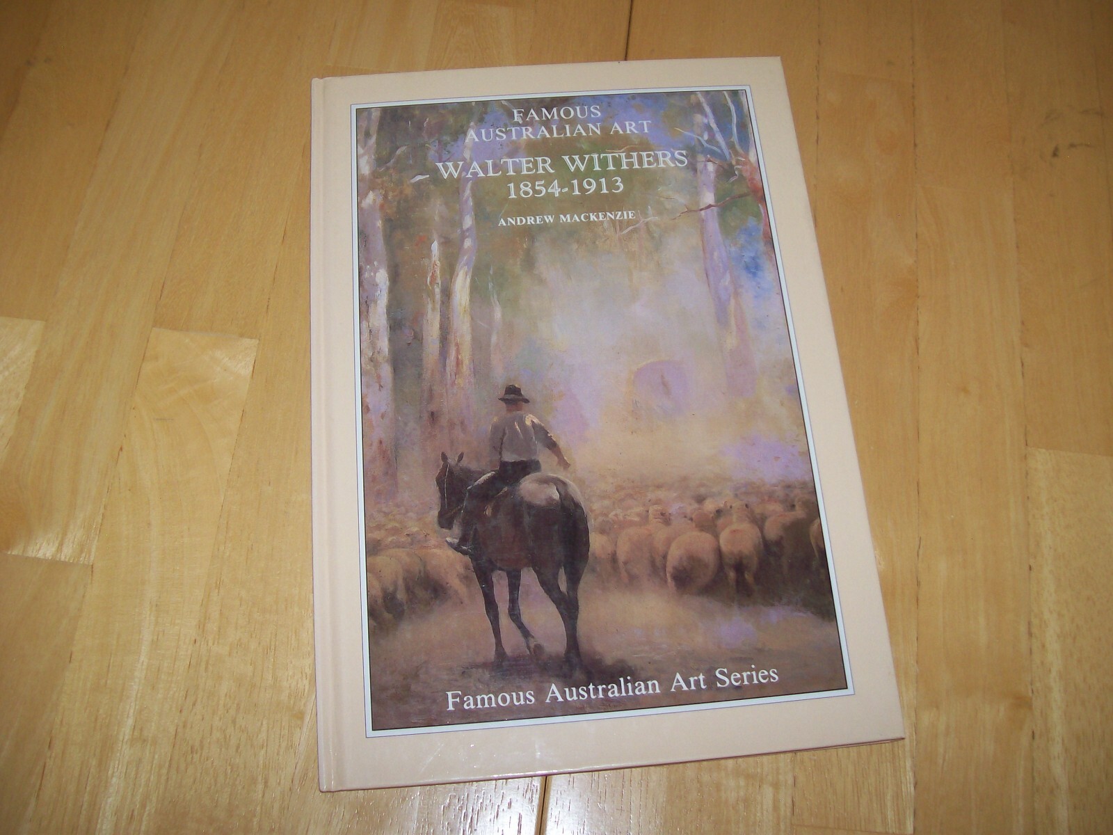 Vintage Hardcover Famous Austrailian Art Walter Withers 1854-1913 Artist Book