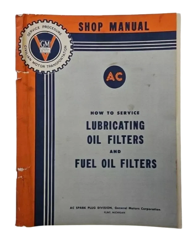 General Motors Corporation AC Bujía Division Servicing Aceite Y Gasolina Filtros - Imagen 2 de 4