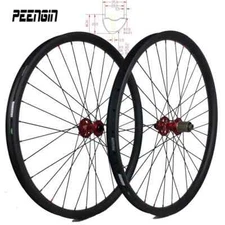 Asymmetric Carbon Mountain Bike Wheelset 29 Inch 35X28 Mm Clincher XC/AM