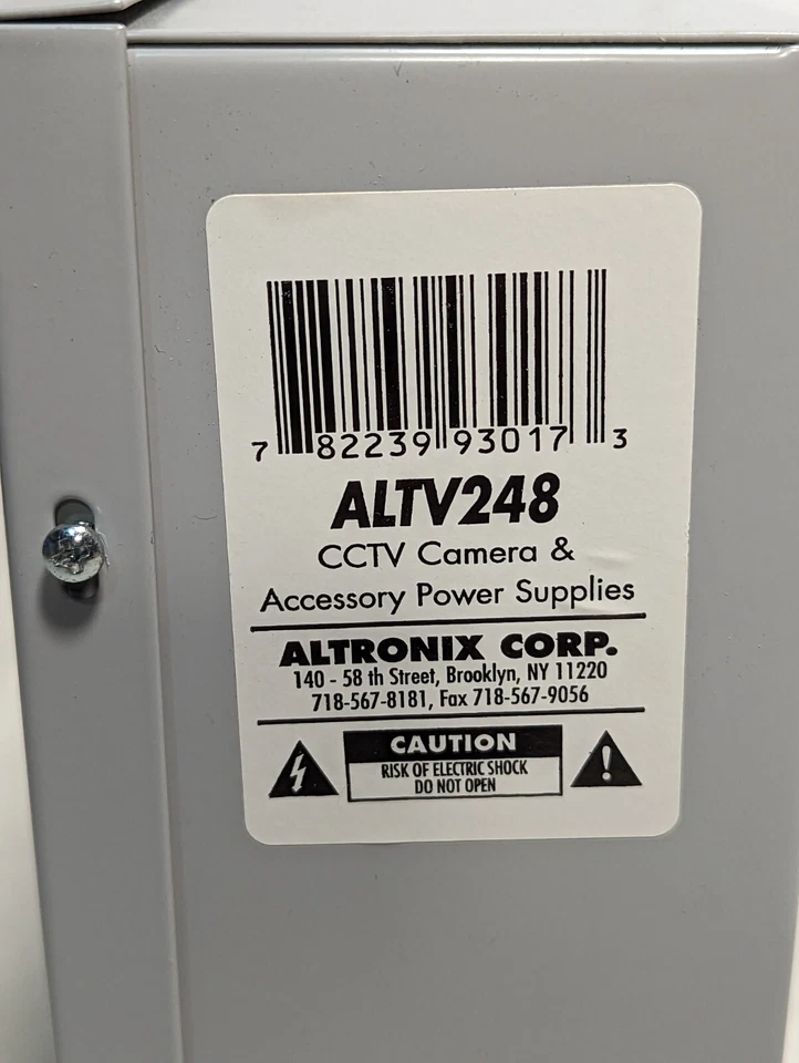 Altronix ALTV248 CCTV power supply, 24VAC@4A or 28VAC@3.5A, grey enclosure - Image 4 of 4