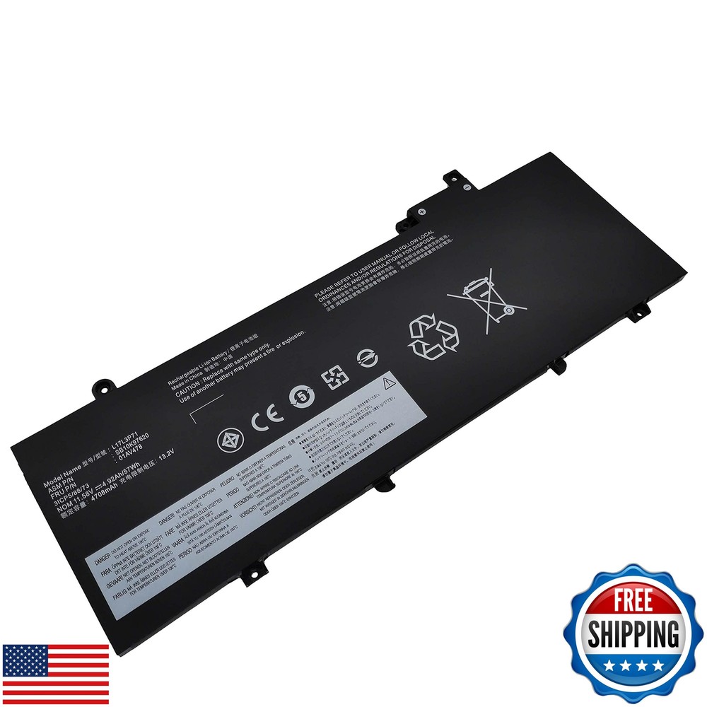 Fully. Fully L17L3P71 Laptop Battery Replacement for Lenovo ThinkPad T480S Se