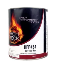 High Teck HFP 454 Ford FL Toreador Red Basecoat Automotive Paint Gallon