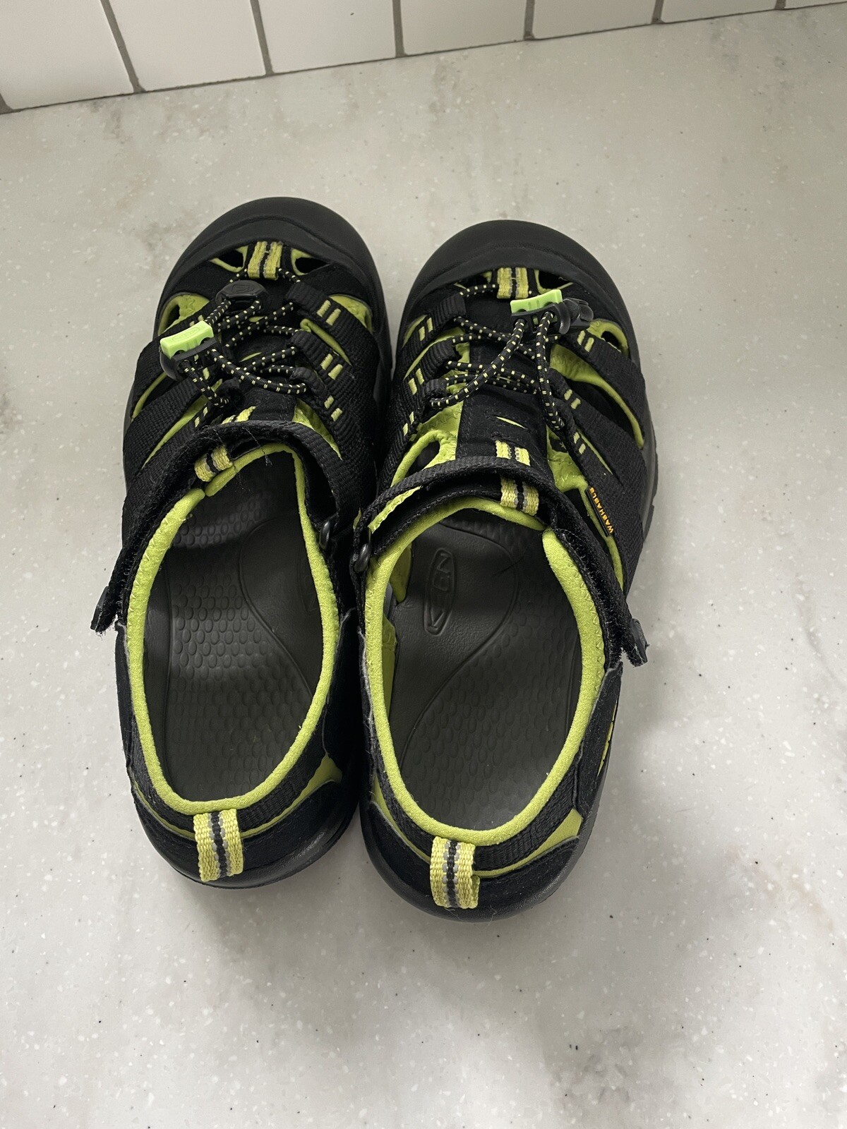 Sandali neri verdi Keen Newport bambino taglia 6 escursionisti bambini