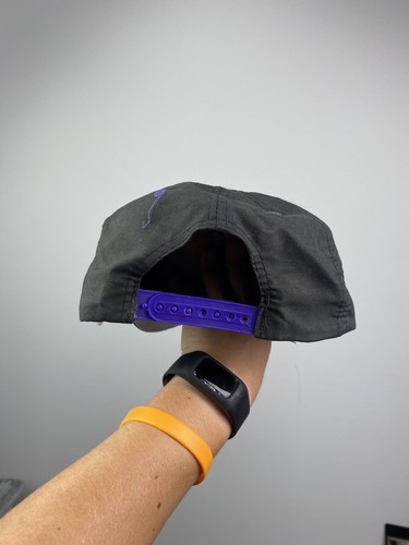 Vintage Arizona Diamondbacks Hat Cap Snapback Black Purple MLB Baseball 90s Mens - Afbeelding 5 van 7