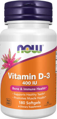 Highest Potency Vitamin D-3 Softgels, 4,00 IU, 180 Count