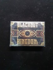 BLACKOUT KINGDOM BICYCLE DECK LIMITED SIDE TUCK OF PLAYING CARDS POKER SIZE