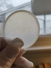 Nikon Film/Digital F Mount SLR Camera Body Cap - Plastic Off White