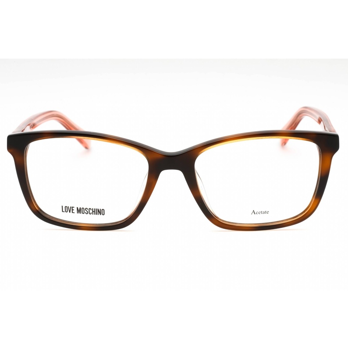 その他 Moschino A 0232 0561 Moschino Love Women's Eyeglasses Havana Acetate Rectangular