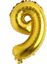 16" Alphabet Letter and Number Balloons Set Package, Aluminum Hanging Foil Film