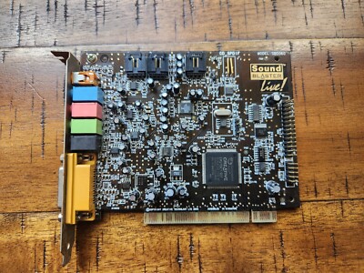 Creative Labs - 5.1 Sound Blaster Live - PCI Card - Model # SB0060