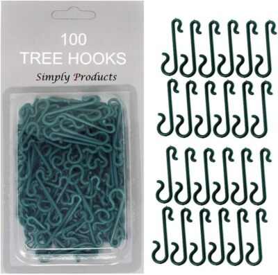 Große & Mini Dachrinne hängende Haken Clips für Weihnachts Lichterkette Außen LED Lichter