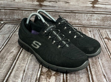 SKECHERS Gratis In Motion Women's 9 Black Pull On Shoes Sneakers 22169 EUC