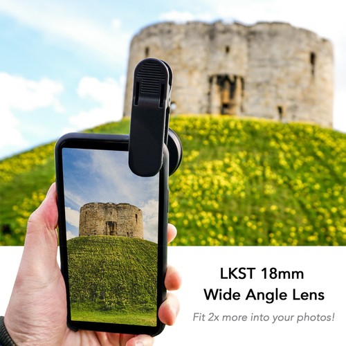 Smartphone Lens 18mm Wide Angle Mobile Phone iPhone/Android - 第 1/7 張圖片