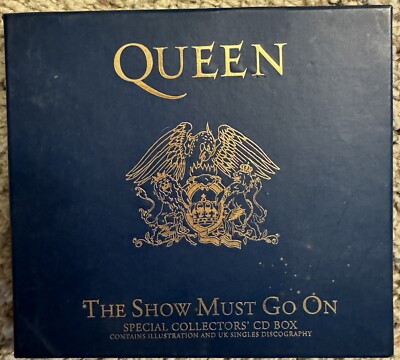 RARE Queen The Show Must Go On 4 track 1991 CD Single Made In England Poster VG+