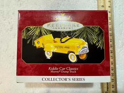VTG Hallmark Christmas Ornament/Kiddie Car Classic/Murray Dump Truck/1997/MIB