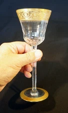 Stunning St Louis Crystal Thistle Wine Hock