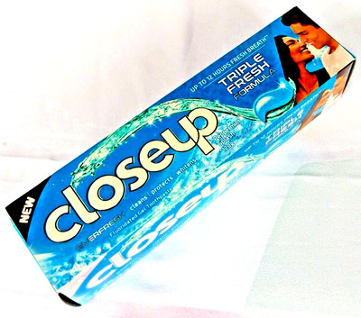 Winter Tooth Paste Triple Fresh Formula Fluoridated Gel Peppermint Splash 120g