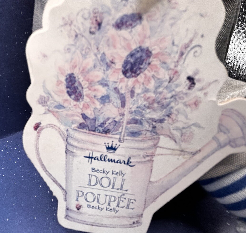 Hallmark POUPEE Spoonful of Stars Becky Kelly Cloth Rag Doll With Tag 16 in