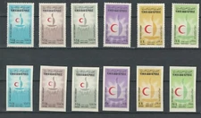 Yemen - RED CROSS CRESENT  MNH PERF. & IMPERF. SET OF STAMPS LOT (YEM 228)