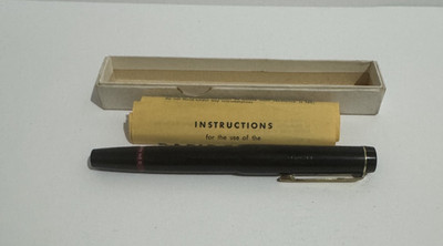 Vintage Rotring Rapidograph Füllfederhalter 0,2 Feder in Box mit Anleitung.