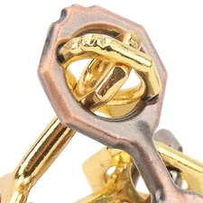 Tetrametric Brainteaser Toy 3D Unlock Metal Alloy Puzzles Brain Games Toy For