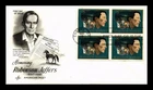 Dr Jim Stamps Robinson Jeffers Block Artcraft Cachet First Day Cover