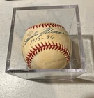 1973-86 Charlie Moore-Milwaukee Brewers-Autographed Baseball