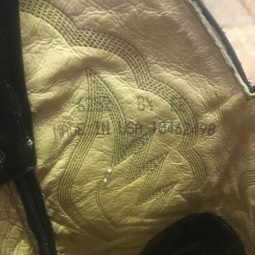 Tony Lama 6252 Vintage Sueded Bull Shoulder Cowboy Boots Mens 8.5 EE, $75 - Photo 4