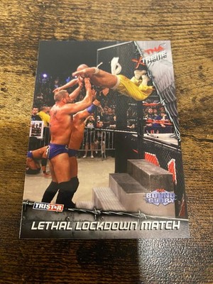 2010 TNA Extreme TriStar SABU WWE Wrestling Card#56 Lethal Lockdown Cage Match