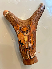 Walking Stick Parts 1x ANTLER ELK DEER HORN ART-  29MM