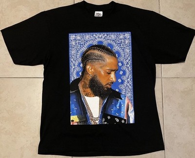 Nipsey Hussle Memorial Shirt XL Tour Snoop Dogg Hip Hop Rap 2Pac Dr Dre Vtg Y2K