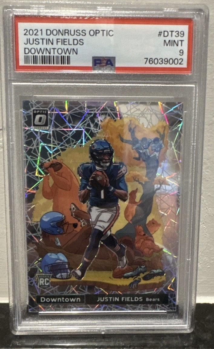 2021 Panini Donruss Optic - Downtown Justin Fields #DT-39 (RC)